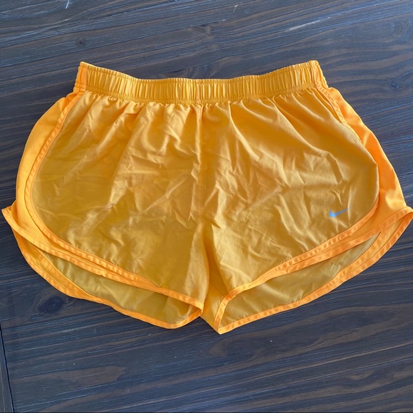 laser orange nike shorts